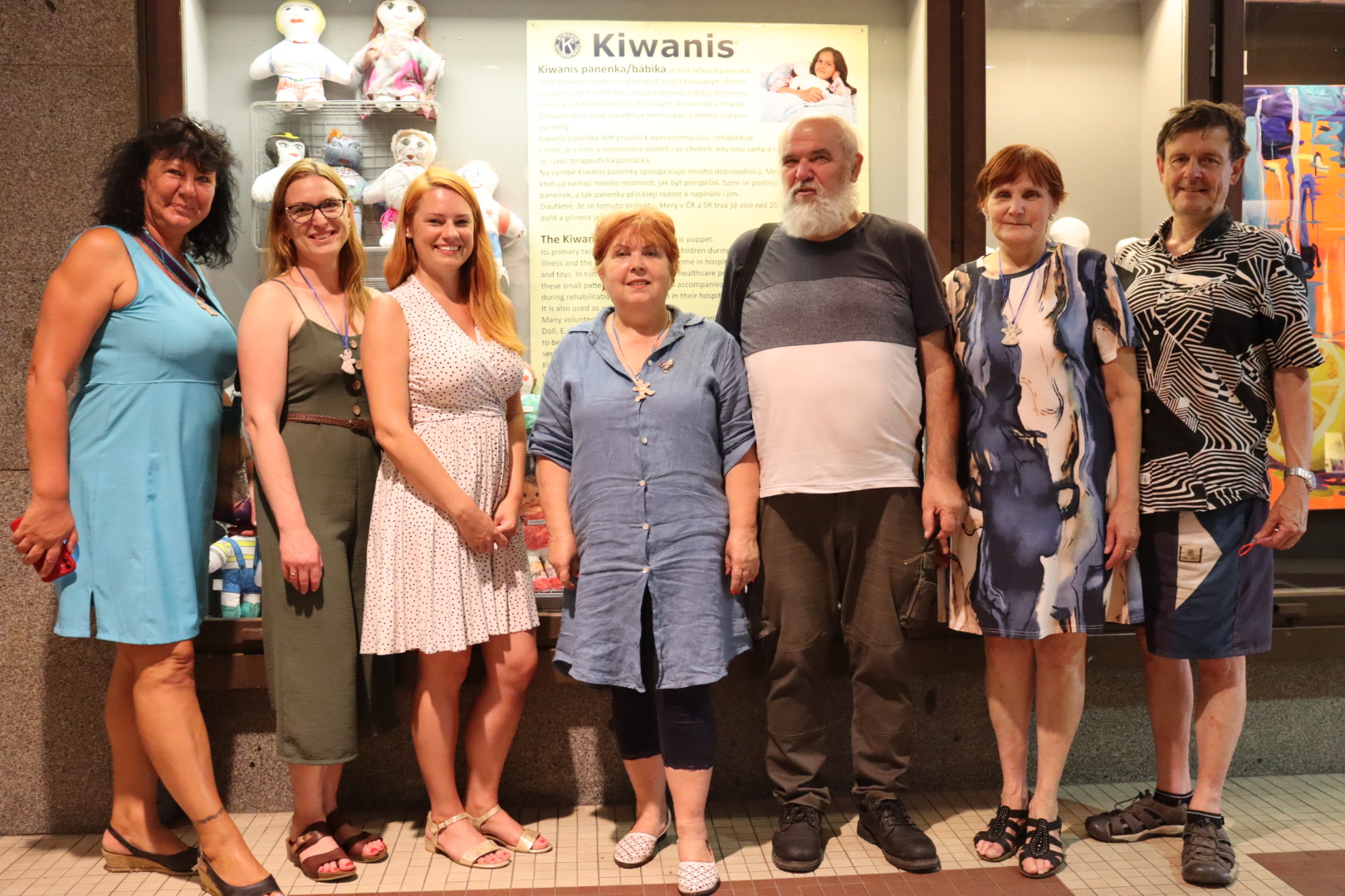 Pprava vstavy Kiwanis panenky 2024